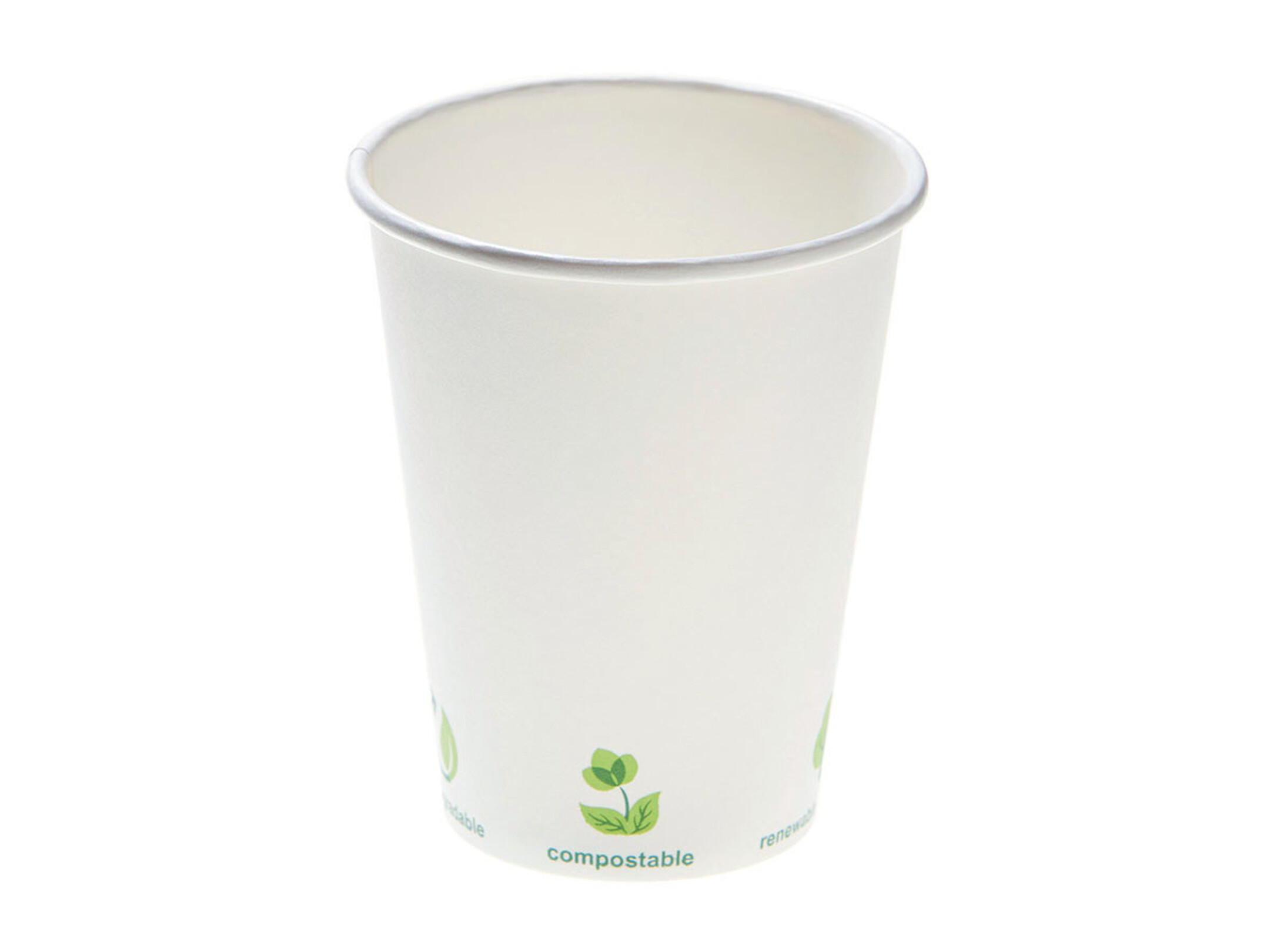 Bio Kaffeebecher 300ml aus Zellulose kompostierbar - Online Shop