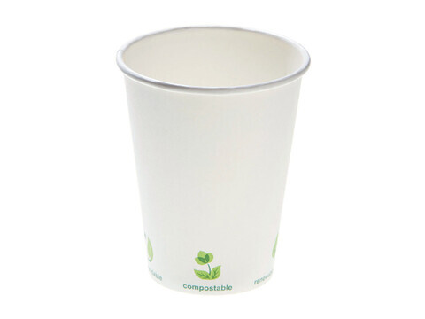 Kaffeebecher mit Bio-Aufdruck 300 ml/12oz, Ø 90 mm Muster