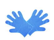 PLA Bio Lebensmittelhandschuhe blau Pack (100 Stück) M