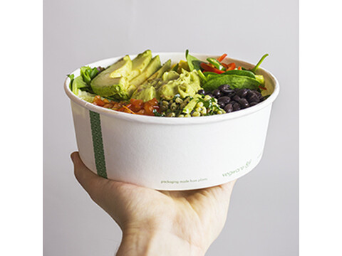 Bio Salat-/ Suppenschale 1.000 ml/ 32oz,  18,5 cm Karton (300 Stck)