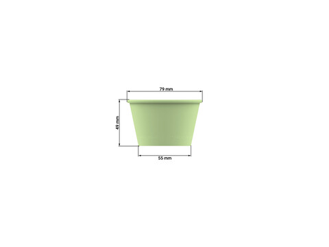 Mehrweg Espressobecher PP grün 100ml/4oz. (1 Stück)