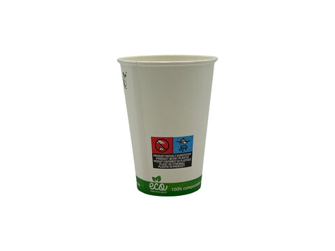 Bio Kaffeebecher ECO 200 ml/8oz, Ø 80 mm