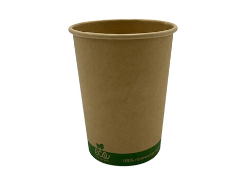 Bio Kaffeebecher ECO Kraft 200ml/8oz,  80 mm Karton (1.000 Stck)